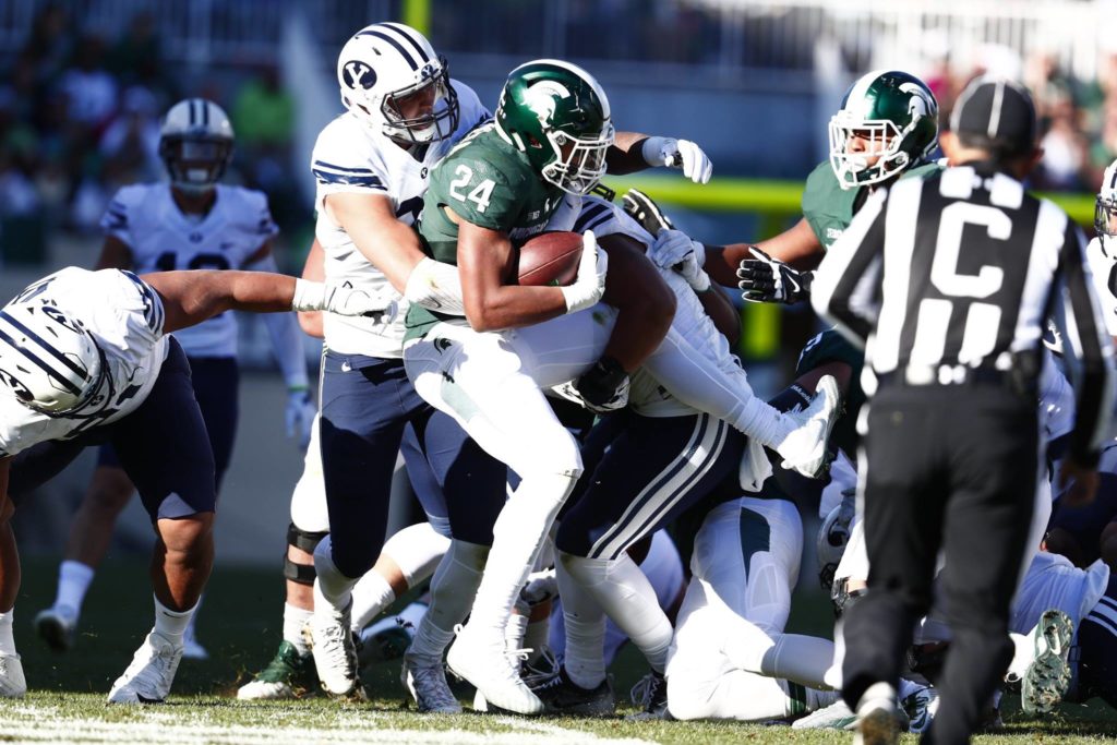 BYU at Michigan State, East Lansing, Mich., Oct. 8, 2016 | Photo by BYU Photo