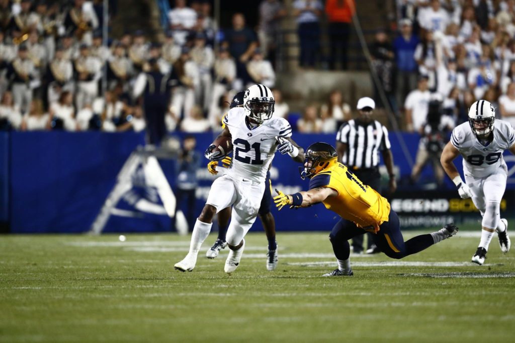 Jamaal Williams for the Cougars, Toledo vs. BYU, Provo, Utah, Sept. 30, 2006 | Photo by BYU Photo