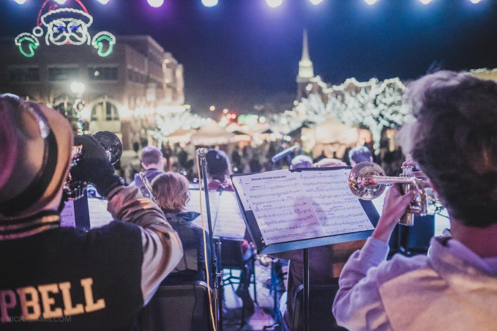 In this photo from 2015 crowds at George Streetfest are entertained with jazz music, St. George, Utah, circa December, 2015 | Photo courtesy of Emceesquare Media Inc., St. George News