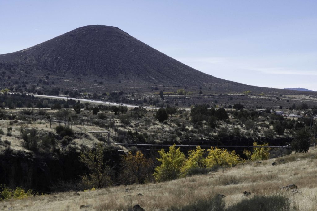 Original 1921 bridge crossing is now the locaion for a gas line, Veyo, Utah, Nov. 9, 2016 | Photo by Jim Lillywhite, St. George News