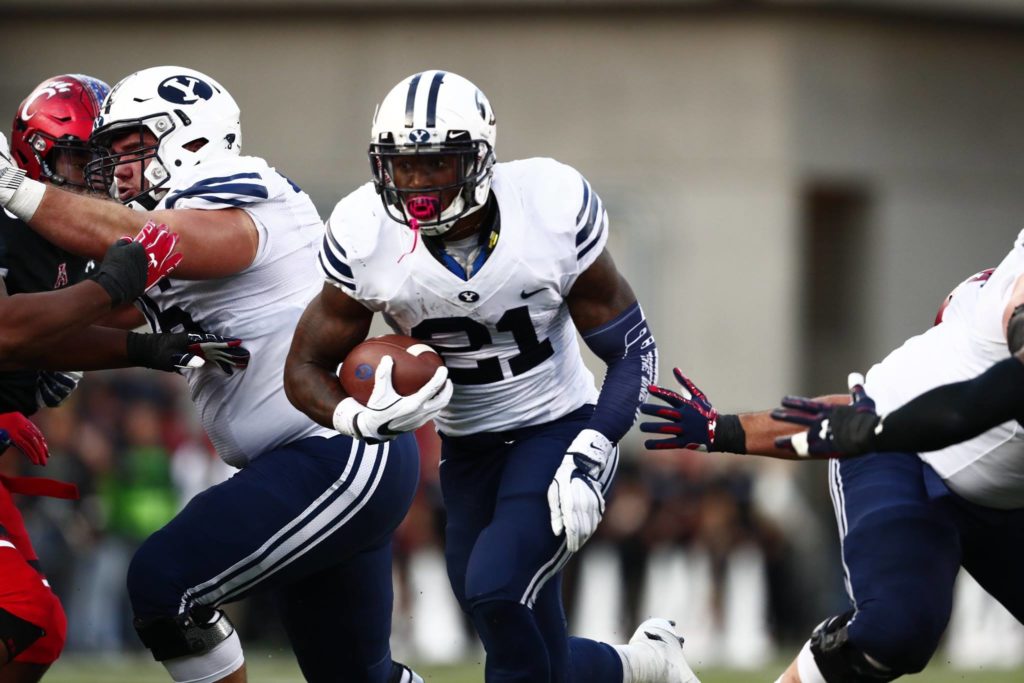 Jamaal Williams, BYU at Cincinnati, Cincinnati, Ohio, Nov. 5, 2016 | Photo by BYU Photo