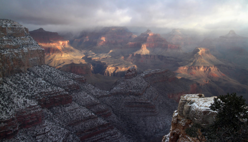 View from the South Rim Historic District, Grand Canyon, Ariz., Dec. 25, 2015 | National Park Service photo by M. Quinn, St. George News