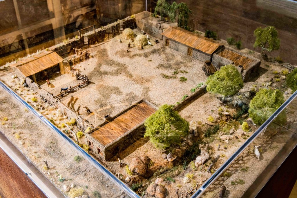 Model of original fort, Old Las Vegas Mormon Fort State Historic Park, Las Vegas, Nevada, Nov. 11, 2016 | Photo by and courtesy of Jim Lillywhite, St. George News