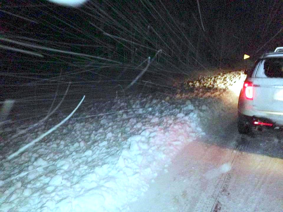 Emergency responders brave blizzard-like conditions during the rescue of Karen Klein after she went missing Thursday, North Rim, Arizona, Dec. 24, 2016 | Photo courtesy of Coconino County Search and Rescue, St. George News