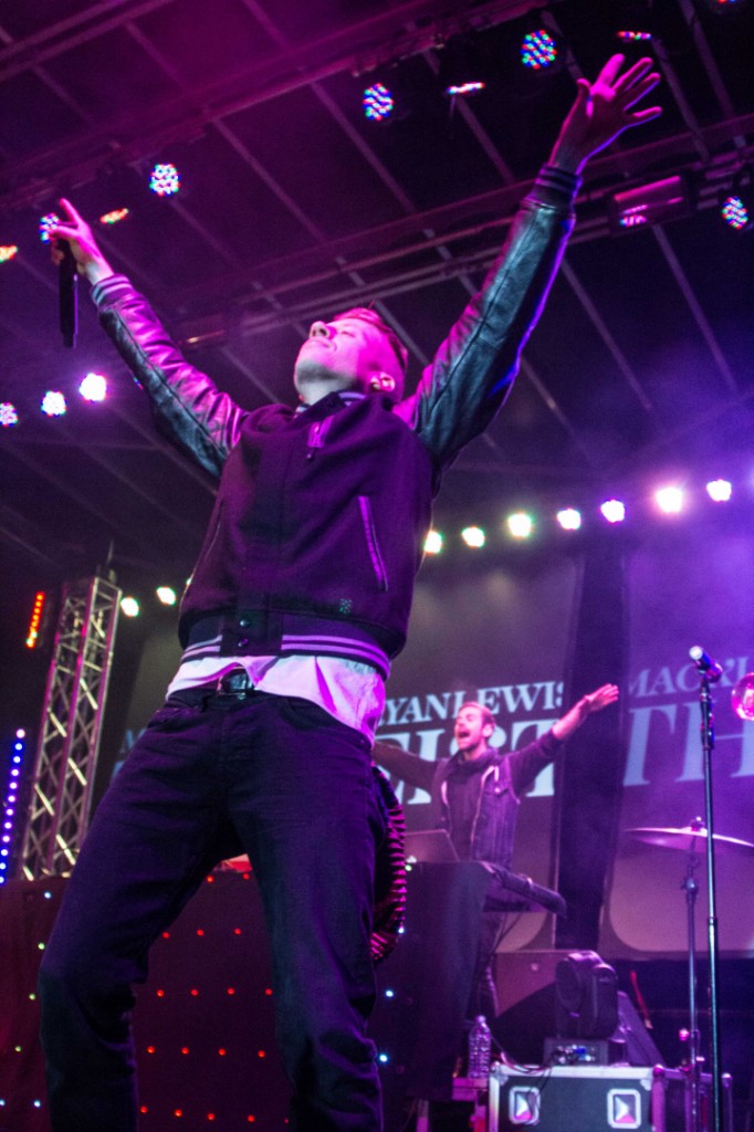 Hip-hop artists Macklemore and Ryan Lewis at DSU - STGnews.com photo