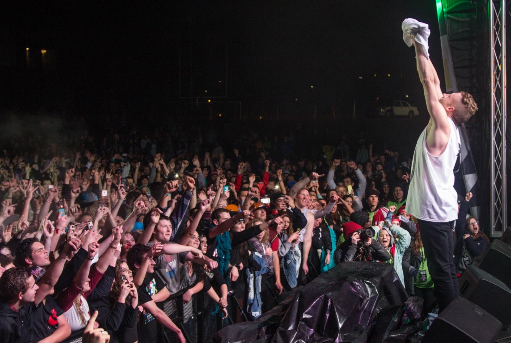 Hip-hop artists Macklemore and Ryan Lewis at DSU - STGnews.com photo