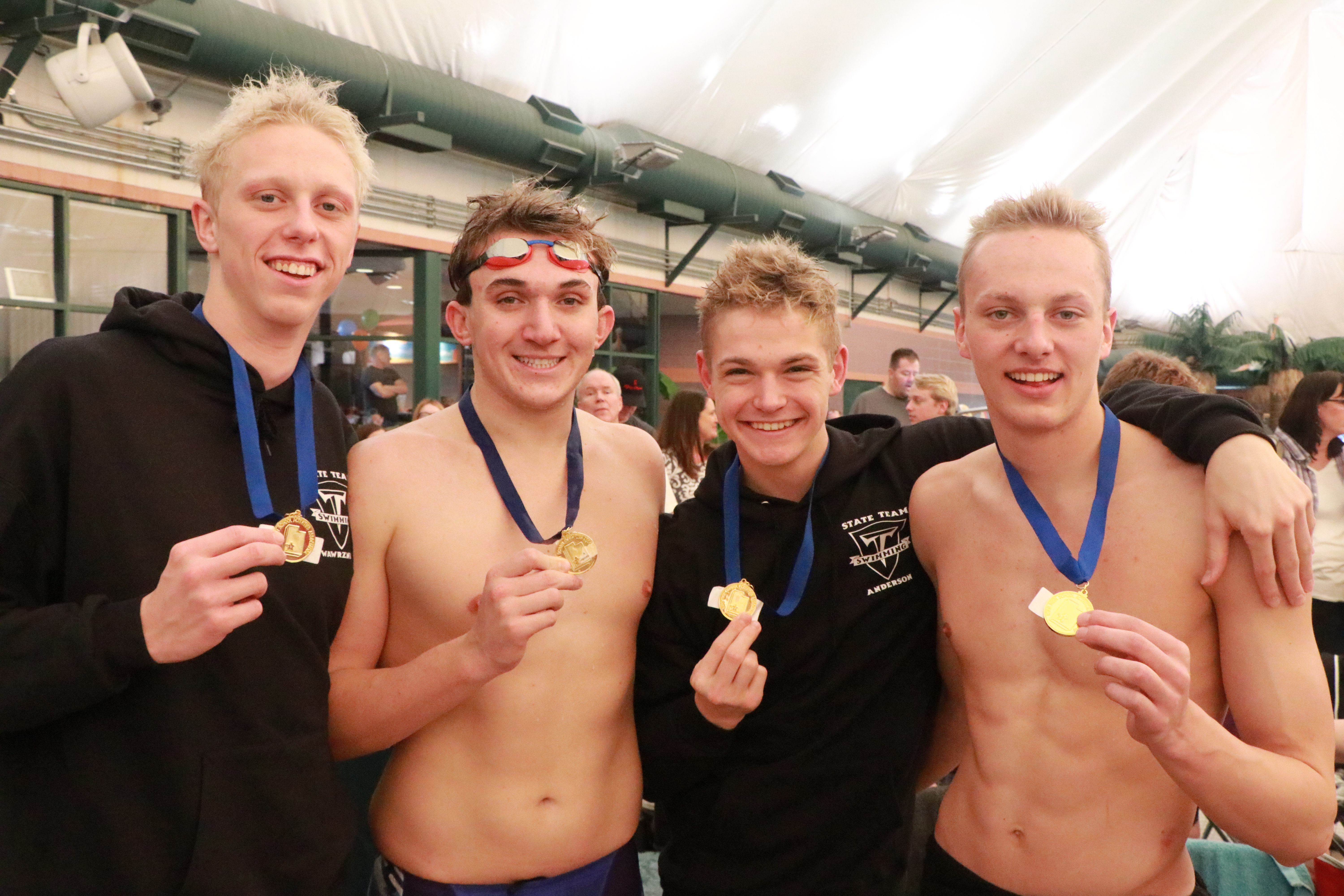 Records fall as Desert Hills swimmers win boys and girls Region 9 ...
