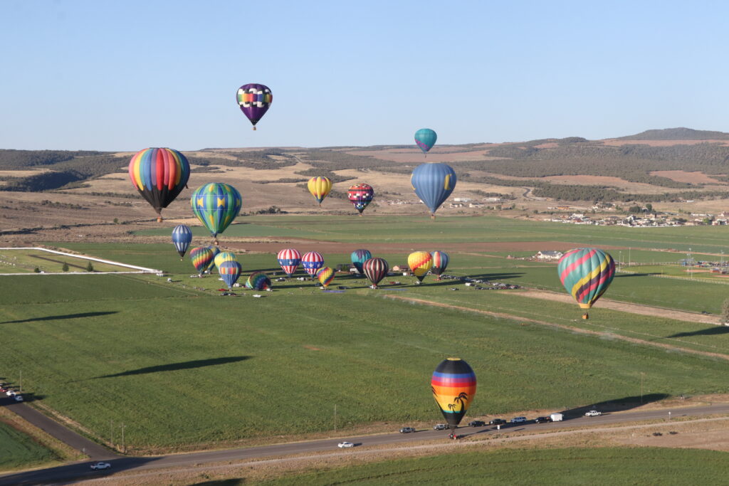 Dozens of colorful giants launch into the sky for the Panguitch Valley