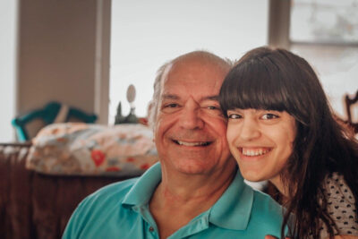 McCall Pace takes a photo with her father Jerry, Date and location unspecified | Photo courtesy of McCall Pace, St. George News