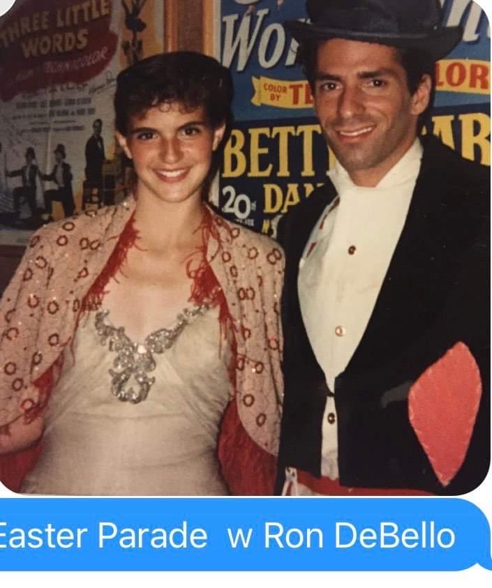 Maria Vaccaro stands with Ron DeBello while training at MGM Studios, Location and Date Unspecified | Photo courtesy of Maria Vaccaro, St. George News