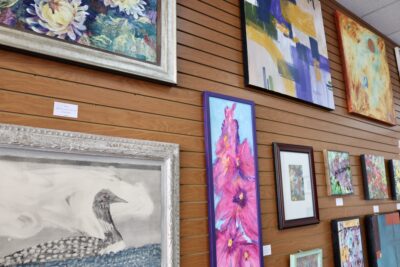 Arts hangs on the wall at Sunset Framer and Gallery, St. George, Utah, May 14, 2022 | Photo by Jessi Bang, St. George News