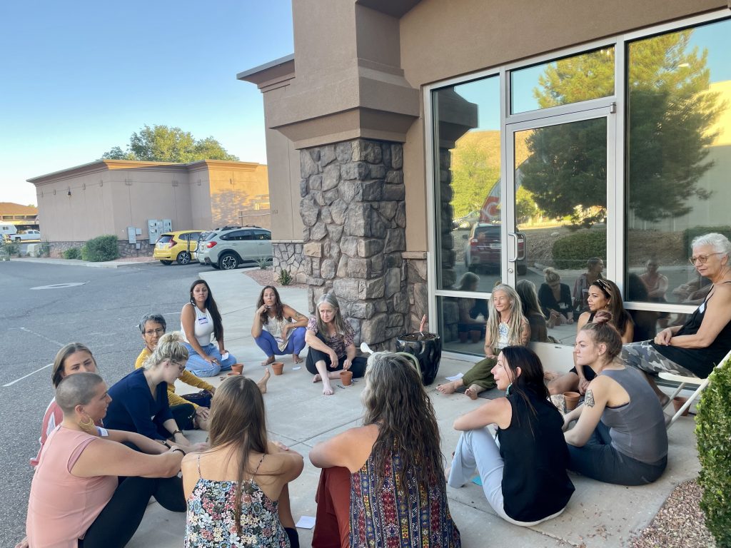 The Hurricane Valley Womens Collective meets at Unity Health & Wellness, Hurricane, Utah, June 2022 | Photo courtesy of Kerry Ann Humphrey, St. George News