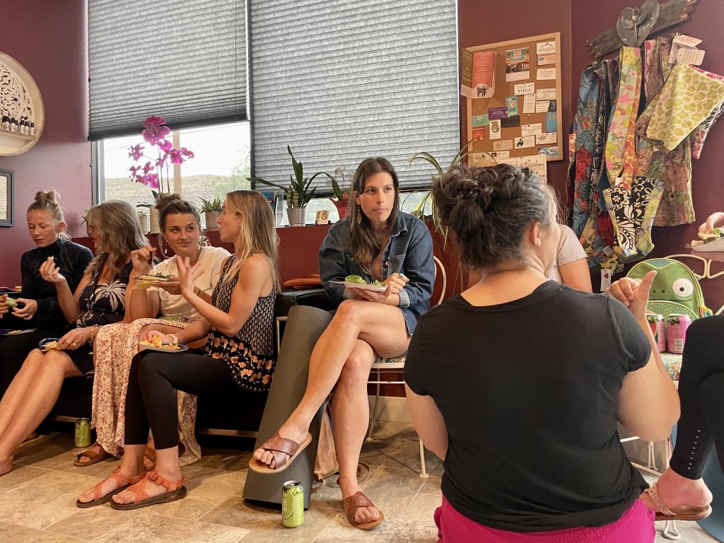 The Hurricane Valley Womens Collective meets at Red Canyon Company, Hurricane, Utah, July 2022 | Photo courtesy of Kerry Ann Humphrey, St. George News