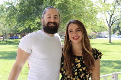 Megan Roady and Alex Wisniewski, owner of Lemon Labs, pose together for a photo, August 8, 2022 | Photo by Jessi Bang, St. George News