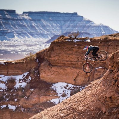 Hannah Bergemann rides in "Esperanto", Virgin, Utah, date unspecified | Photo by Peter Jamison courtesy of Nathan Schneider, St. George News