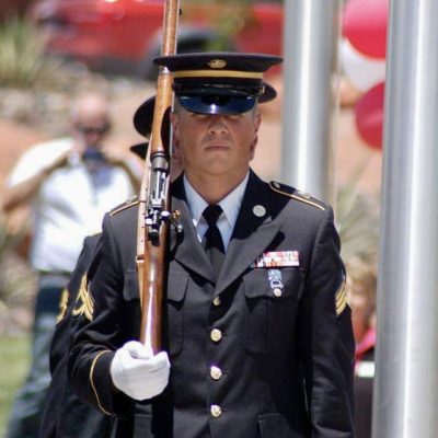 Rustin Staheli stands in his military uniform, location and date unspecified | Photo courtesy of Rustin Staheli, St. George News