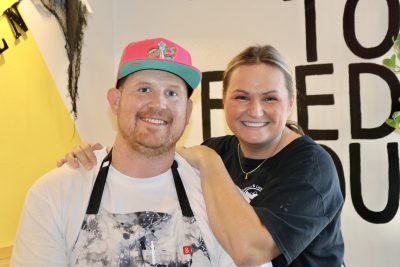 Street Eats owners Cory and Ashley LaFranchi pose inside their restaurant in St. George, Utah, Oct. 10, 2022 | Photo by Jessi Bang, St. George News