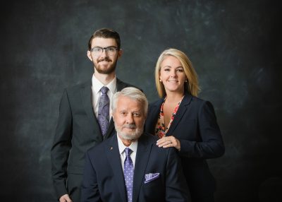(L-R) Raycen Snow, Ted Spilsbury and Jody Spilsbury-Snow pose together in a three-generation photo, location and date unspecified | Photo courtesy of Cindy Foote, St. George News