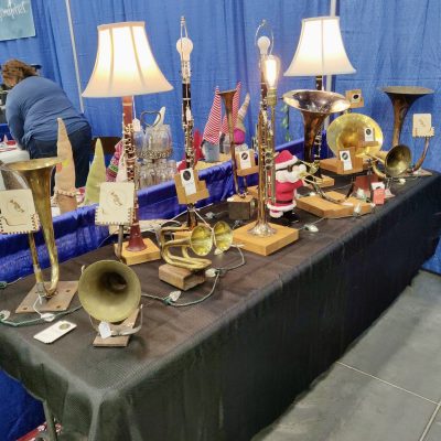 A booth for Last Chance Brass is shown at a local market, location and date unspecified | Photo courtesy of Tabitha Nygaard, St. George News