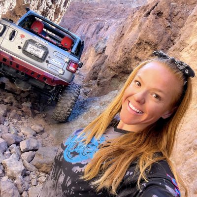 Rubi Kunsch takes a photo while off-roading, location and date unspecified | Photo courtesy of Rubi Kinsch, St. George News