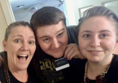 (Left to right) Paula Nelson, son Mahonri Fawson, and daughter Calista pose together for a photo, location and date unspecified | Photo courtesy of Paula Nelson, St. George News