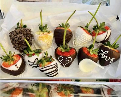 Custom chocolate covered strawberries by Carol Burgess are on display, location and date unspecified | Photo courtesy of Carol Burgess, St. George News