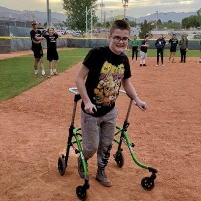 Corbin Kirkham participates in special needs sports, location and date unspecified | Photo courtesy of Stacy Mitchell, St. George News