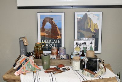 Items for sale at Rise & Wander line the walls of a historic house in St. George, Utah on March 8, 2023 | Photo by Jessi Bang, St. George News