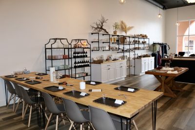 A candle-making studio is seen inside Arrows & Antlers Candle Co. in St. George, Utah on March 23, 2023 | Photo by Jessi Bang, St. George News