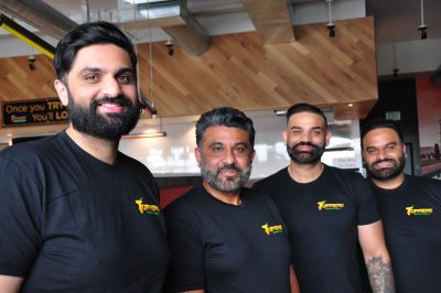 (L-R) Brothers Karn, Mandeep, Gurdeep and Sunny Jit pose together for a photo, location and date unspecified | Photo courtesy of Craig Ventimiglia, St. George News