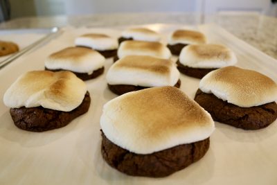 The Hot Cocoa cookie features rich Ghirardelli chocolate and is topped with a fluffy, toasted marshmallow, St. George, Utah, Aug. 30, 2023 | Photo by Jessi Bang, St. George News