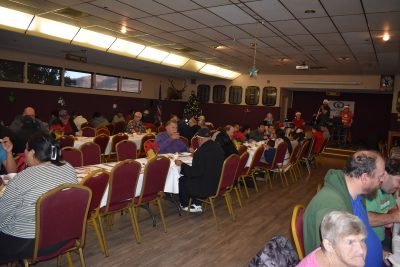 Attendees enjoy a free Christmas dinner at Elks Lodge in St. George, Utah, Dec. 25, 2023 | Photo courtesy of Dixie Elks Lodge, St. George News