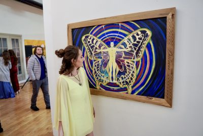 A painting by Ohna Radiance is on display inside Art Provides in St. George, Utah, date unspecified | Photo courtesy of Ohna Radiance, St. George News