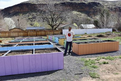 Matthew Reid, president and founder of Desert Ministries, stands in the Zion Giving Garden in Hurricane, Utah, March 11, 2024 | Photo by Jessi Bang, St. George News